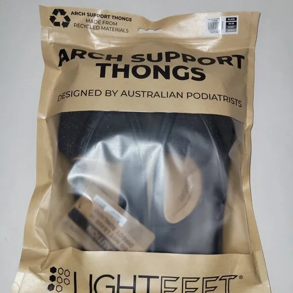 Lightfeet Arch Support Flip Flops New w/ Tags Navy Size EU 46-47 M 13 W 14 - Picture 15 of 15